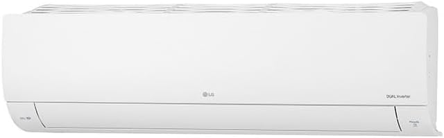 Unidade interna branca do ar condicionado split LG Dual Inverter 12000 BTU.