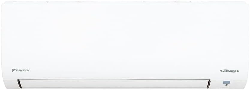 Unidade interna branca do ar condicionado split Daikin Hi Wall Ecoswing Gold 9000 Btus Inverter vista frontal.