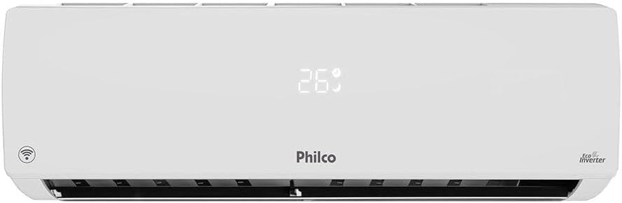Unidade interna ar-condicionado Philco Split Inverter 9000 Btus com display digital