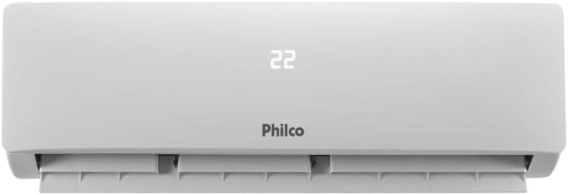 Unidade interna ar-condicionado Philco PAC12FI com painéis de ar abertos