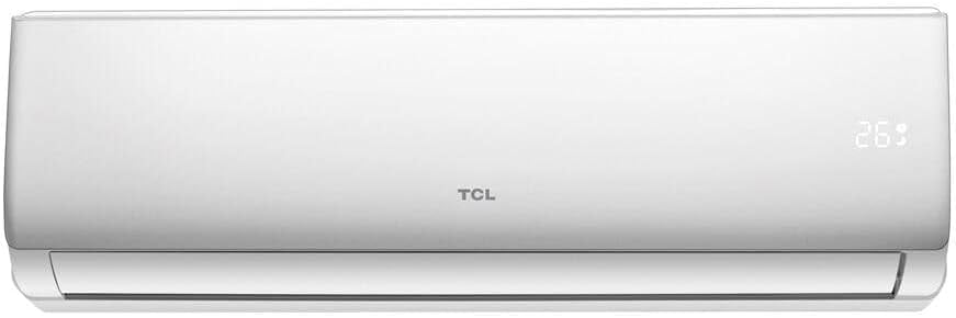 Unidade interna branca do ar-condicionado Split Inverter TCL 32000 Btus com display digital