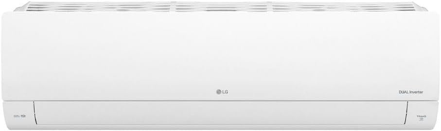 Unidade interna ar-condicionado LG Dual Inverter 9.000 BTU branca vista frontal