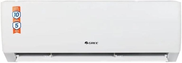 Ar-condicionado Split Gree branco frontal com selo de garantia