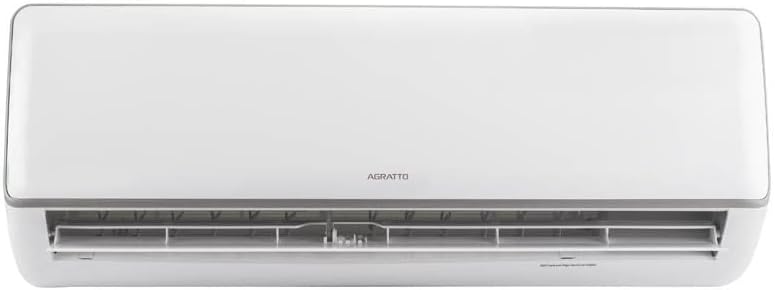 Unidade interna do ar-condicionado split Agratto Neo Inverter com saída de ar aberta