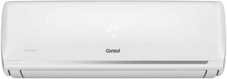 Ar condicionado split Consul branco modelo Triple Inverter EconoMaxi 9.000 BTU/h exibido frontalmente.