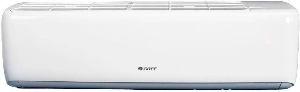 Unidade interna branca do ar condicionado split Gree com design liso