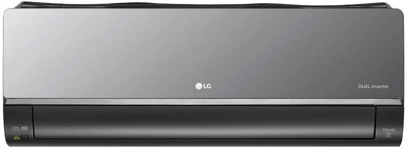 Unidade interna ar condicionado LG Split Inverter 24000 Btus Artcool cinza escuro
