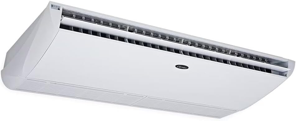 Ar-condicionado Split Teto Carrier Xperience 30000 Btus Só Frio com saída de ar exposta na unidade interna.
