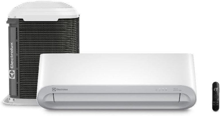 Ar Condicionado Split Electrolux Color Adapt 9000 Btus, unidade interna e unidade externa, controle remoto.