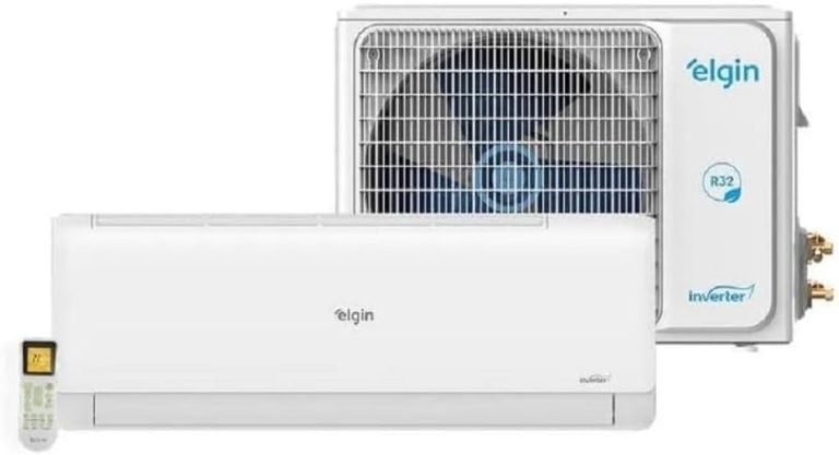 Ar Condicionado Split Hi Wall Inverter Elgin Eco 9000 BTU/h Quente e Frio com controle remoto