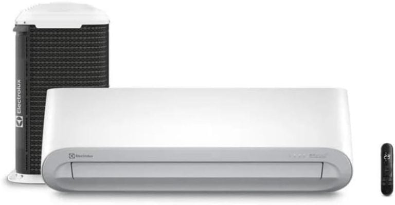 Ar-condicionado Electrolux Split 9.000 BTUs unidades interna branca e externa preta