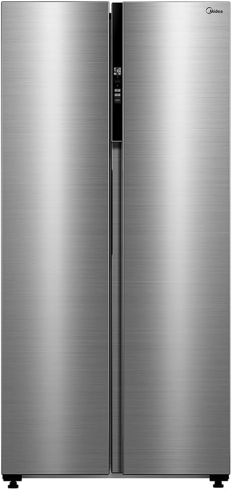 Refrigerador side by side inox 442L Midea MDRS598FGA042-220v frontal
