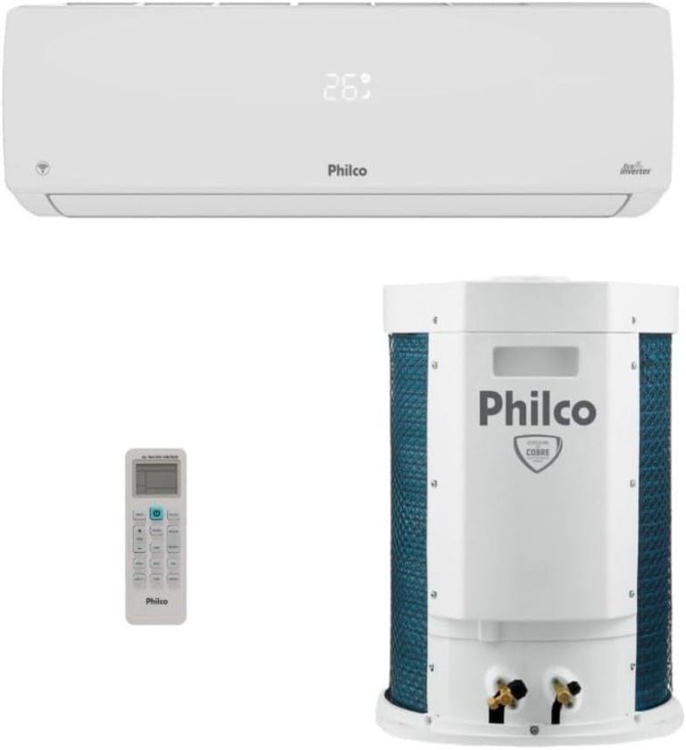 Ar-condicionado Split Philco PAC30000IFM15 com controle remoto e unidade condensadora, 30000 BTUs, só frio, 220V