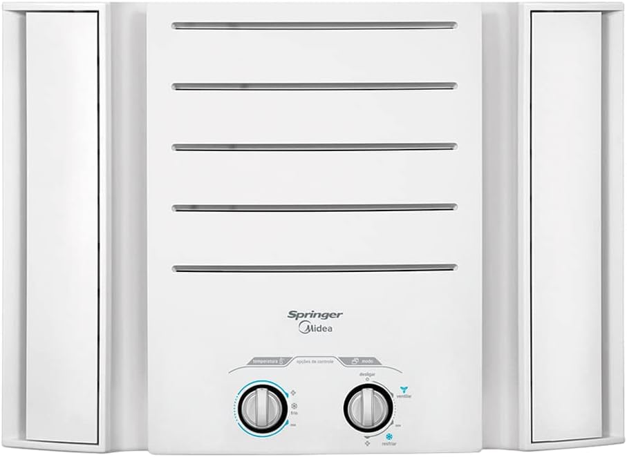 Ar condicionado janela Springer Midea 7500 BTU/h quente e frio controle mecânico
