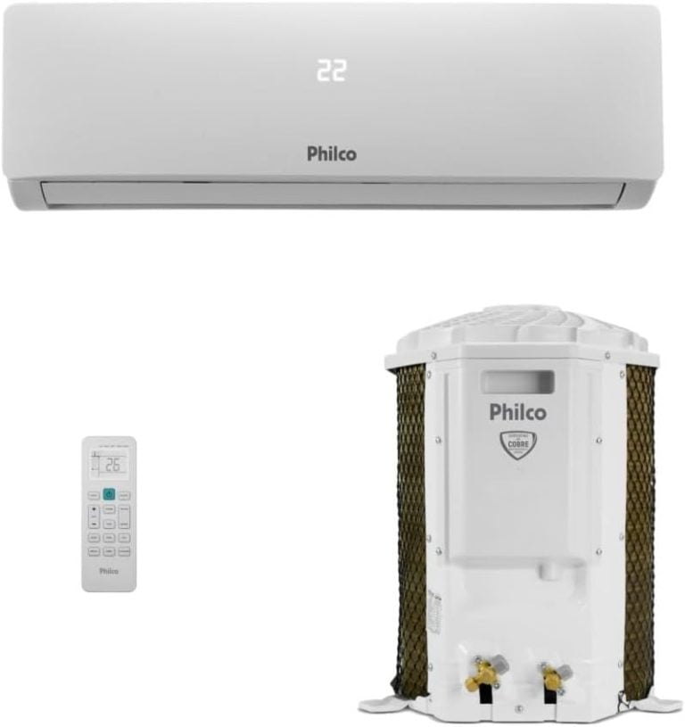 Ar-condicionado split Philco PAC12FI 12.000 BTUs com controle remoto e unidade externa