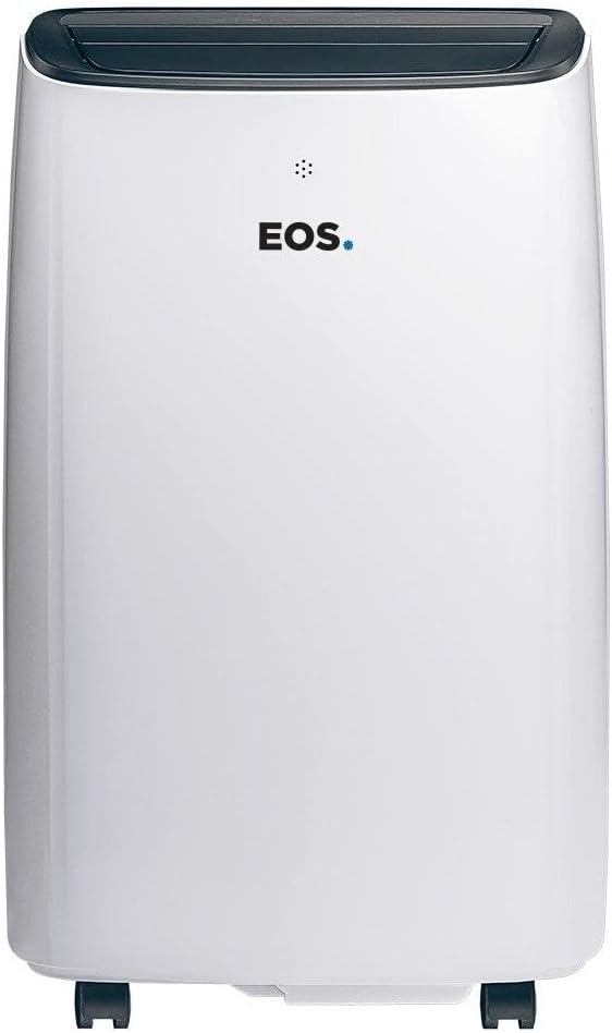 Ar-condicionado portátil EOS Slim EAP12F 12000 Btus 220v frontal branco com painel preto