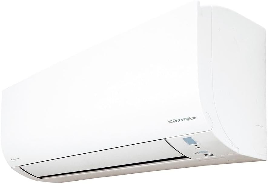Ar-condicionado Split Inverter 12000 Btus Daikin Ecoswing Gold unidade interna vista lateral.