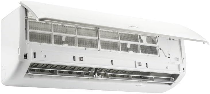 Unidade interna do ar-condicionado split Agratto Neo Inverter com tampa aberta mostrando filtros