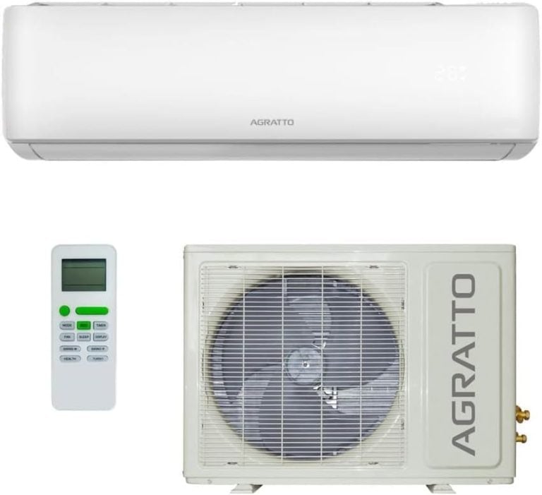 Ar Condicionado Split Agratto One 18000 BTUs com controle remoto e unidade externa cinza