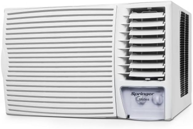 Ar condicionado de janela Springer Midea 18.000 Btus branco com controle mecânico