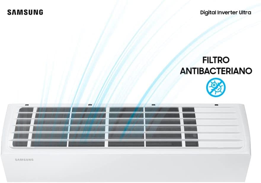 Filtro antibacteriano do ar condicionado Samsung Digital Inverter Ultra.