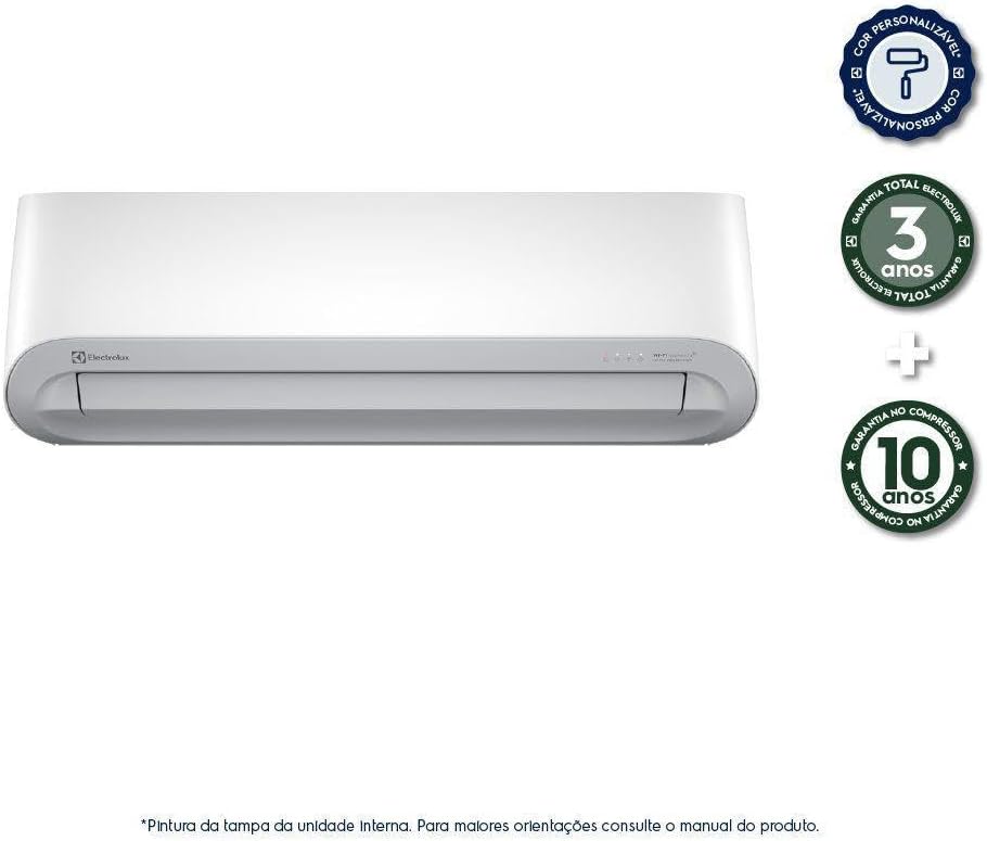 Ar Condicionado Electrolux Color Adapt 9000 BTUs com garantia personalizável 3 anos e compressor 10 anos.