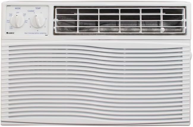 Ar Condicionado Janela Gree 10000 BTU/h Frio R32 Mecânico GJC10BK-A6NMND2A frente