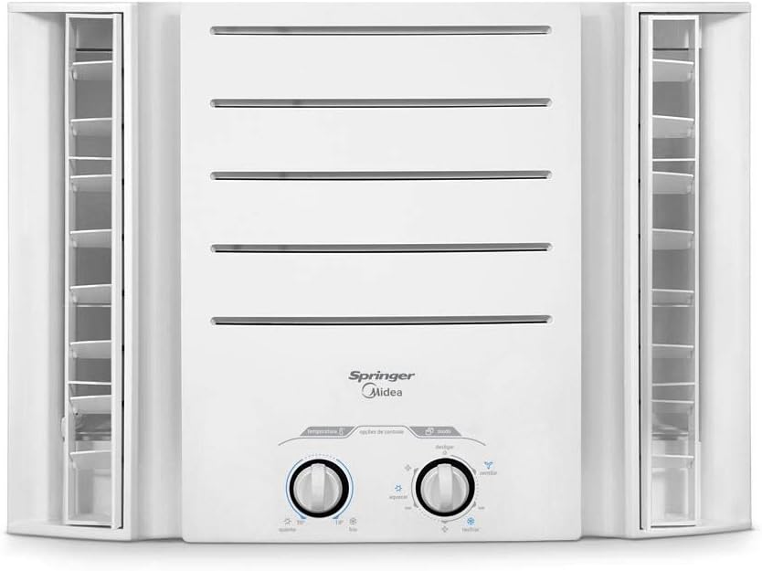 Ar Condicionado de Janela Springer Mecânico Branco 7.500 BTU/h Frio vista frontal