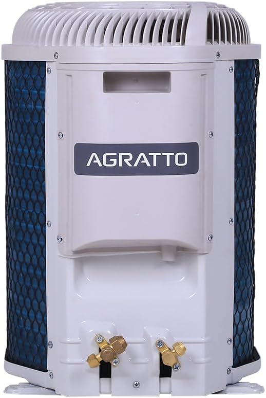 Unidade externa do ar-condicionado split Agratto Fit Top 12.000 BTUs vista frontal