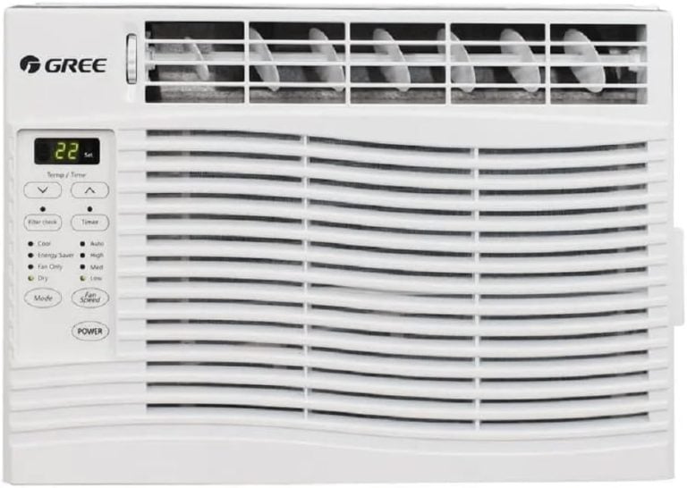 Ar condicionado janela Gree 7000 BTU frio R32 eletrônica frontal branco modelo GJC07BV-D6NRND1A