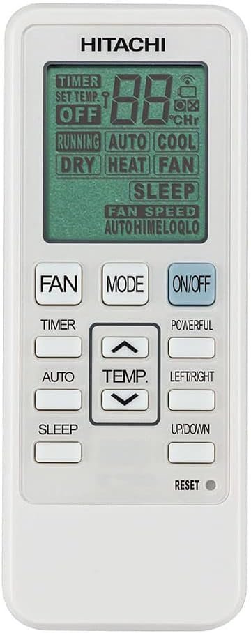 Controle remoto digital do ar condicionado Hitachi Split Cassete Inverter 4 Vias