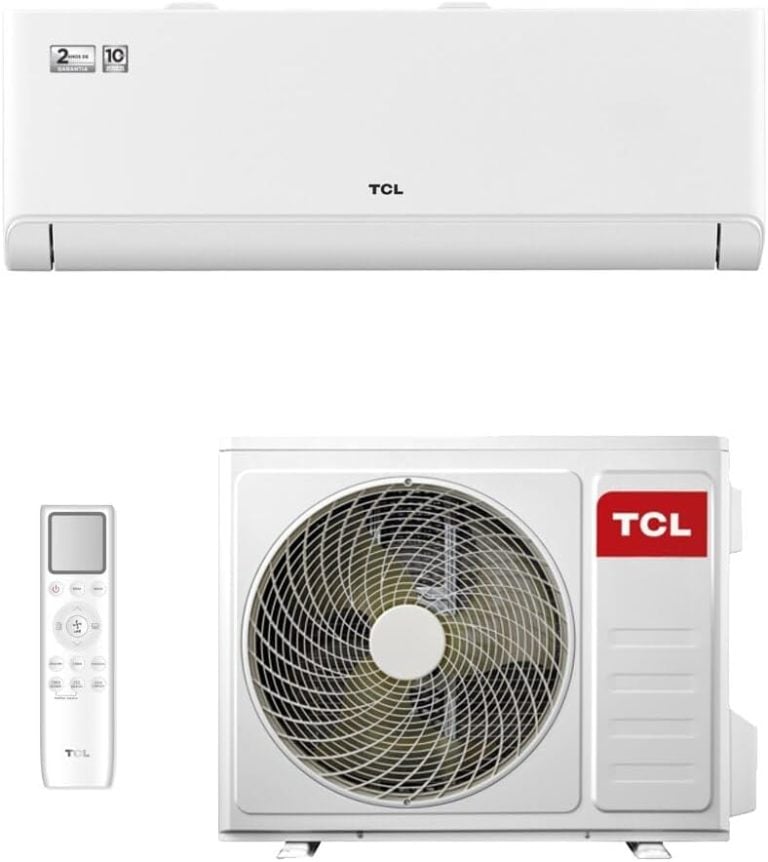 Ar-condicionado Split Inverter TCL 9000 Btus branco com controle remoto e unidade externa, modelo T-pro 2.0 High Wall Quente e Frio 220v
