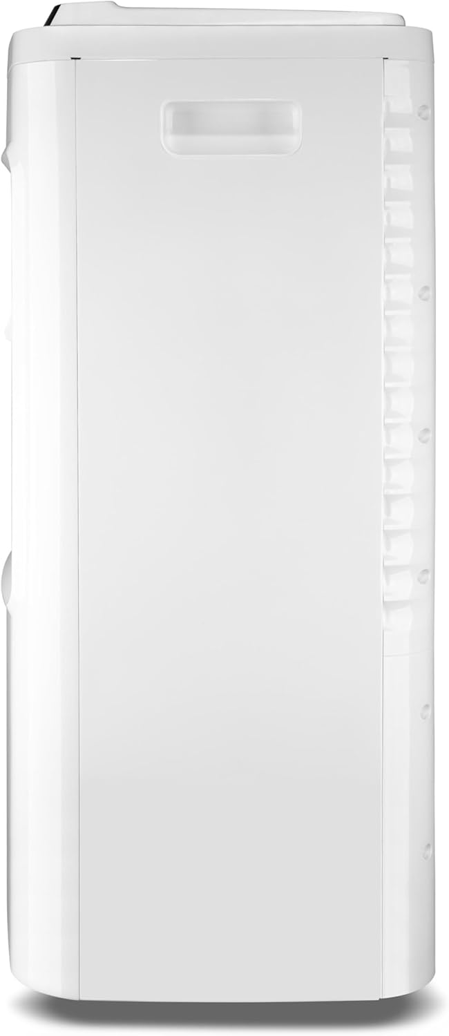 Climatizador Philco PCL05A 4 em 1 branco vista lateral esquerda com alça para transporte