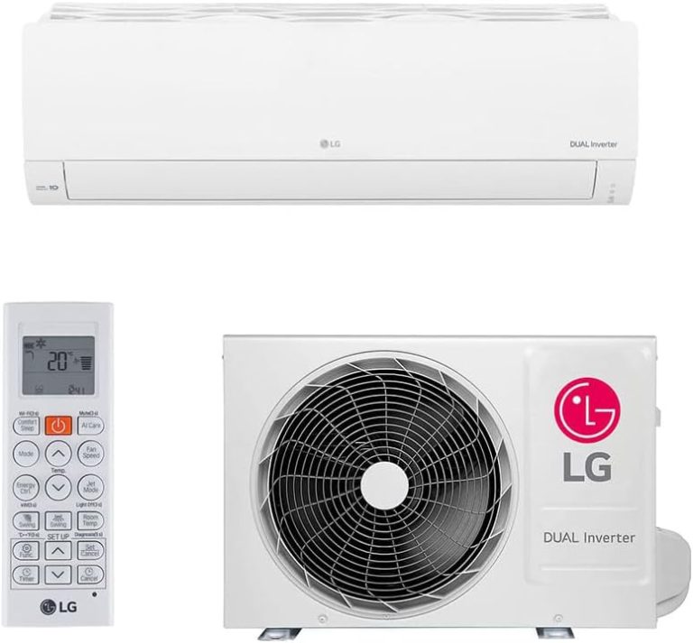 Ar condicionado split LG Dual Inverter 18000 BTUs frio 220v com controle remoto e unidade externa