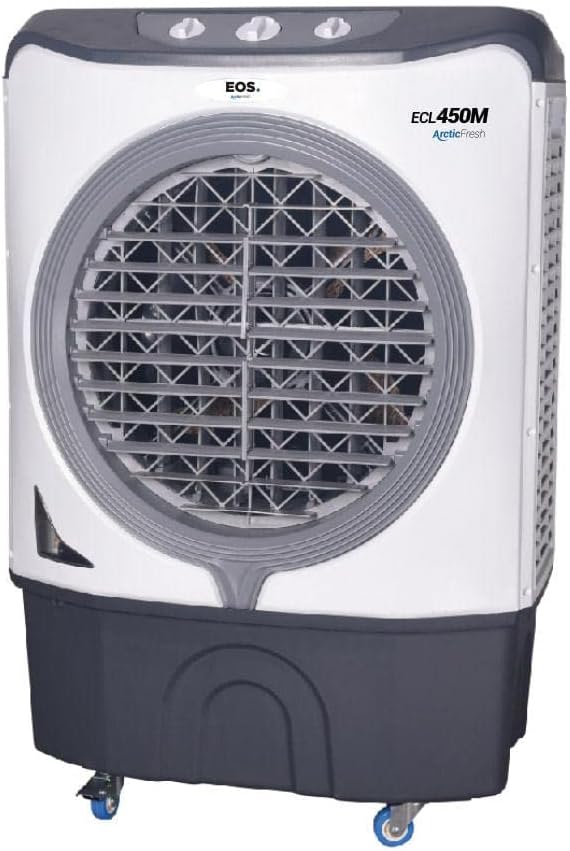 Climatizador de ar profissional EOS ECL450M 45 litros branco e cinza com rodízios e controle superior