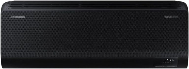 Ar-condicionado Split Samsung WindFree Black Edition preto vista frontal 24000 BTUs