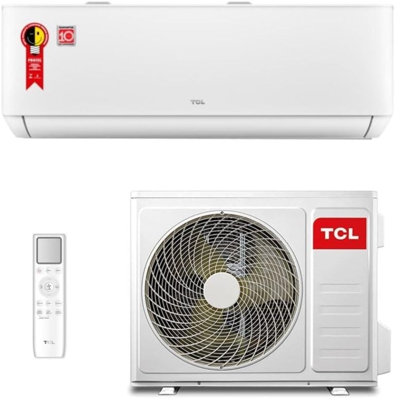 Ar-condicionado split TCL HW Inverter T-Pro 18.000 BTUs R-32 quente/frio branco com controle remoto e unidade externa