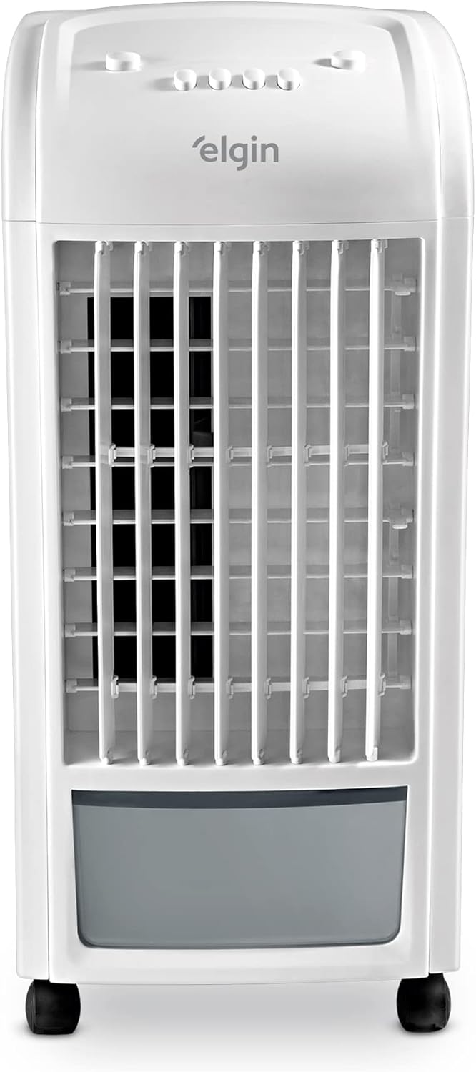 Climatizador de Ar Portátil Smart 3 em 1 Elgin branco vista frontal