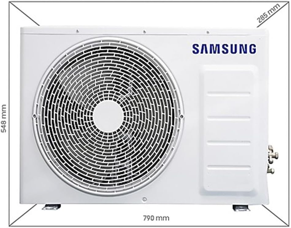 Dimensões da unidade externa do Ar Condicionado Samsung Inverter 18.000 Btus.
