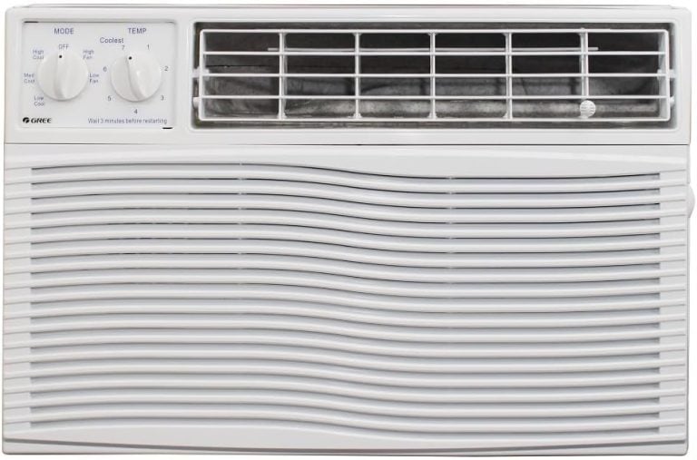 Ar Condicionado Janela Gree 10000 BTU/h Frio R32 painel frontal com controle mecânico branco