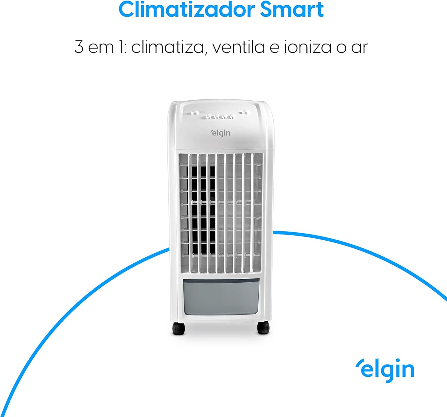 Climatizador Smart 3 em 1 Elgin ventilação e ionização do ar