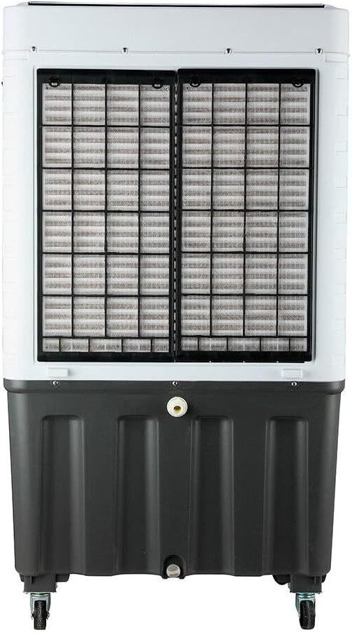 Climatizador de ar Eos 65 litros vista traseira com filtro e sistema de drenagem