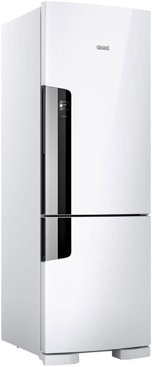 Refrigerador Consul 397L branco 2 portas frost free inverse vista em perspectiva