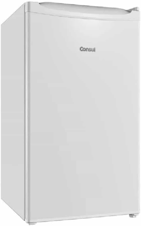 Frigobar Consul 117 litros branco, vista angular frontal e lateral