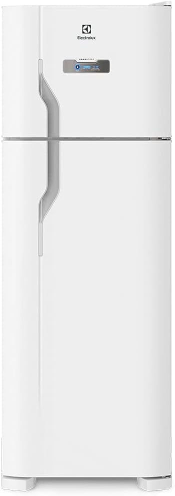 Geladeira Electrolux Frost Free 310 litros branca com design moderno e duas portas