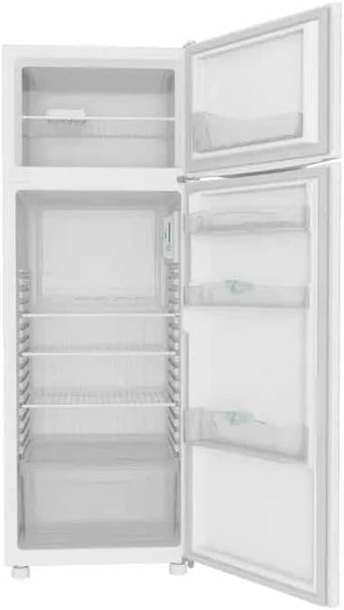 Interior do Refrigerador Consul Duplex 334 litros branco CRD37EBANA com portas abertas