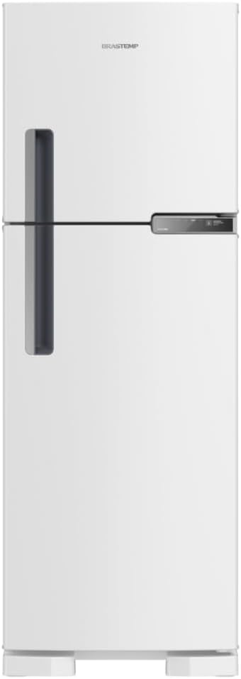 Geladeira Brastemp Frost Free Duplex 375 litros branca vista frontal com painel digital