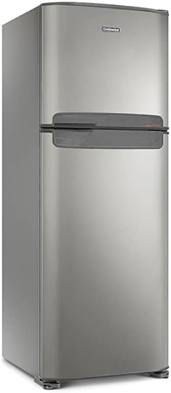 Refrigerador 472L 2 portas Frost Free platinum Continental frontal ângulo