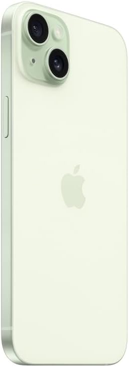 Apple iPhone 15 Plus verde vista lateral traseira