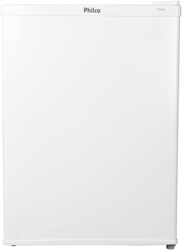 Frigobar Philco Pfg85b branco 68 litros frontal porta fechada